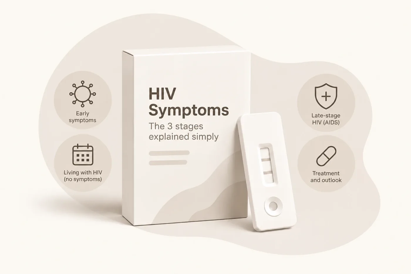 What are the symptoms of HIV?